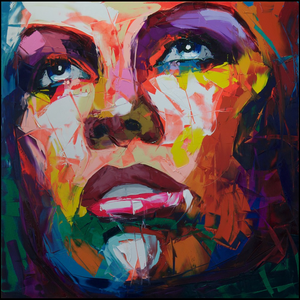 Francoise Nielly Portrait Palette Painting Expression Face149